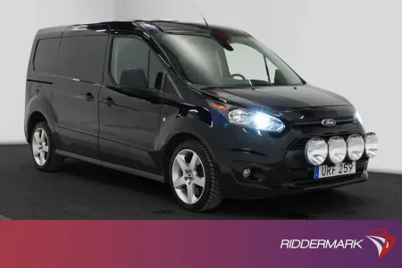 Ford Transit Connect LWB 100hk Värmare Dragkrok 3-Sits